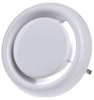 Helios Kunststoff-Tellerventil KTVA 125 Luftdurchlassventil 4010184009429