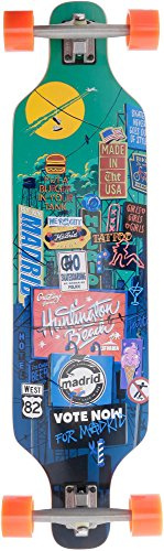 Madrid Longboard Dream 39 Zoll Billboard Standard bunt Einheitsgröße, 817956018306