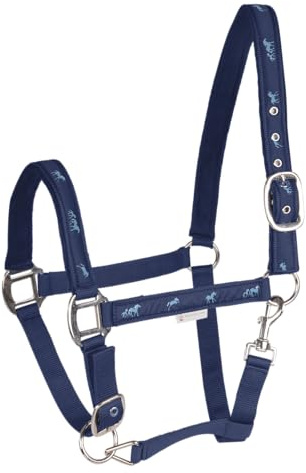 WALDHAUSEN Halfter Pferdchen, PON, blau