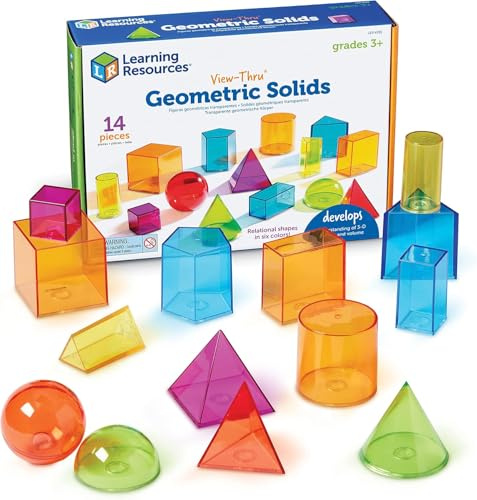 Learning Resources View Thru Geometric Feststoffe