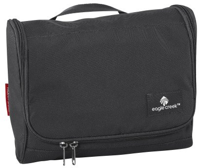 Eagle Creek Kulturbeutel Pack-It Original On Board Waschbeutel zum aufhängen I Organisation für die Reise und für Zuhause I Koffer- und Home Organizer, Schwarz