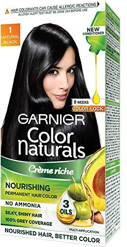 Garnier Color Naturals Natural Black – Farbton 1 (2 Stück)