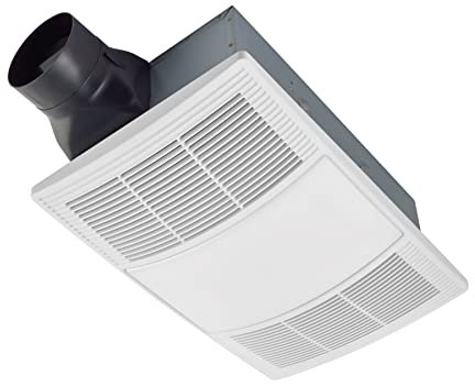 Broan-NuTone Non-Lit PowerHeat Bathroom Exhaust Fan and Heater, 110 CFM, 2.0 Sones, White