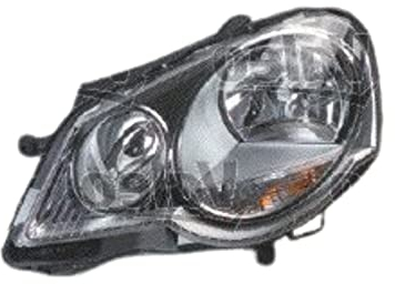 Valeo - 43012 - Phare halogène principal gauche haute Performance - Pour VOLKSWAGEN Polo IV FL 06/2005 > 2009/05 - Avant - Côté gauche - Lot de 1