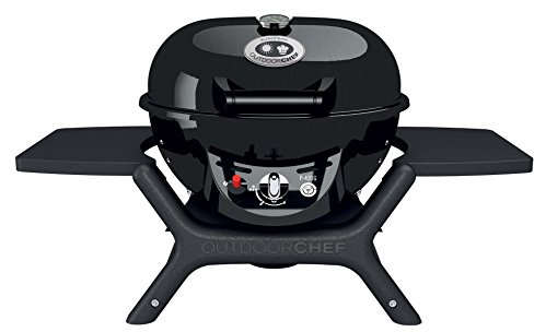 Outdoorchef 18.128.05 Barbecue a Gas, Diametro 39.5 cm, Nero