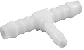 Gardena T-Stück: Schlauch-Zubehör aus Kunststoff, zur einfachen Schlauchverbindung und Abzweigung von 10 mm-Schläuchen, 2 Stück (7303-20)