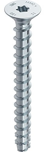 HECO MM plus Senkkopf Multi-Monti Schraubanker mit Zulassung, 7.5 x 120 mm, verzinkt, 50 Stück, 48519