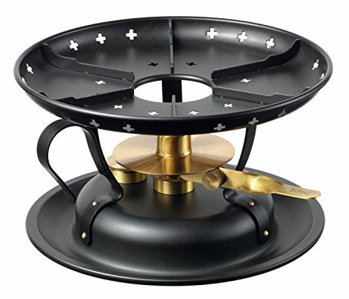 Stöckli raqulette Classic stoppino enbrenne rrechaud Nero, 7566.50