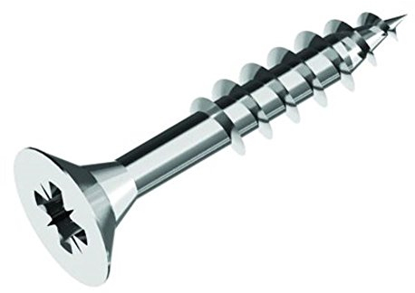 100 Stück Spanplattenschrauben Senkkopf Teilgewinde -A4 Kreuzschl.(Z) 5 x 70/40