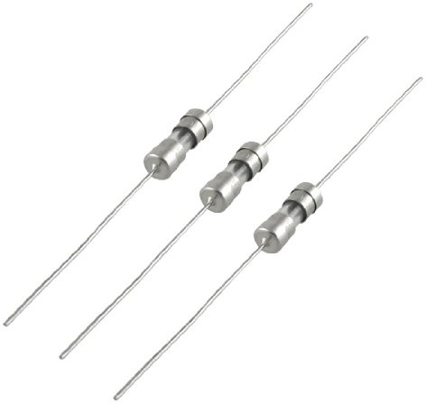 sourcing map 10 Stück 3A Glassicherung, 3.6x10mm Feinsicherungen Träge Auslösecharakteristik 250V Sicherung
