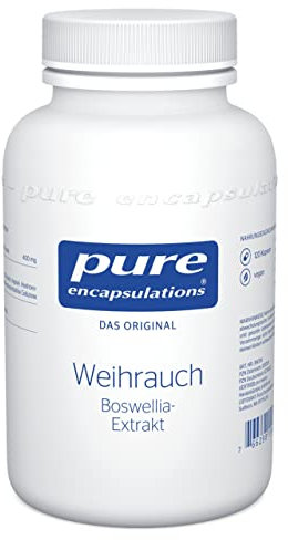 Pure Encapsulations - Weihrauch (Boswellia-Extrakt) - Hochwertiger Weihrauchextrakt reich an Boswellinsäuren - 120 vegane Kapseln