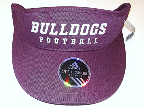adidas Mississippi State University Bulldogs Sun Visor OSFA w680z