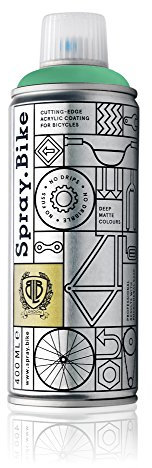 SPRAY.BIKE Fahrrad Lackspray - limettengrün Matt (LONDON- Limehouse) in 400 ml Spraydose - KEINE GRUNDIERUNG notwendig - Fahrrad Lack, Sprühlack, Acryllack, Lack Spray