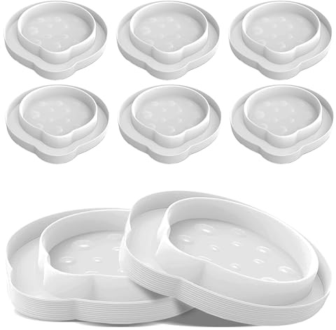 ASPECTEK Bed Bug Trap, Interceptor-Pack of 8. Insect Trap, Safe Eco Friendly, Bed Bug Eliminator (White)