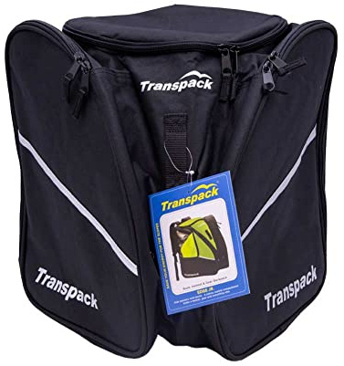 TRANSPACK Edge Junior Water-Resistant 33L Ski/Snowboard Boot Helmet Goggles & Gear Backpack Bag
