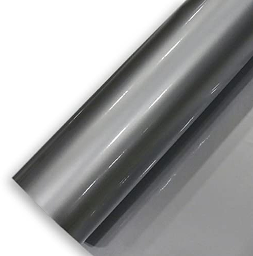 Könighaus (5,35€/m2) Silber Glanz Autofolie 500 x 152 cm blasenfrei mit Anleitung