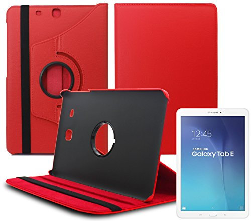 Samsung Galaxy Tab E 9.6 (T560 - T561 360 giro PU-cuero con función de coloures hatstar y para función - Cover - Funda de gadget Giant