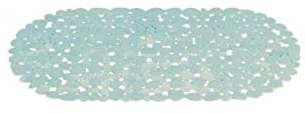 MSV 140879 Tappetino da Bagno Blu Pebbles 68 x 35 cm