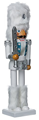 Kurt Adler Russian Nutcracker, 15-Inch, White