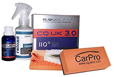 CarPro Cquartz UK-edition ceramic paint protection kit/pack of sealant