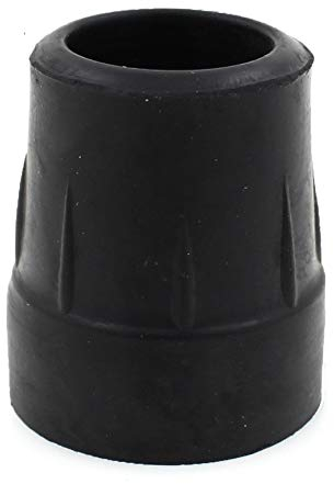 Lifeswonderful® - 4 Stück Strapazierfähige Gummifuß 25mm für Gehhilfen, Gehstöcke etc