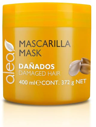 ALEA – Hair Repair Mask – Damaged Line – 400 ml – with Silk Proteins and Argan Oil – for Dry and Damaged Hair – Recovers Hair Vitality – Sulfate and Paraben Free