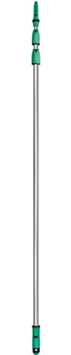Unger OptiLoc Teleskopstange 1,85 cm (kompatibel Fensterreinigungswerkzeugen, ergonomischer Griff, Anti-Rutsch-Endkappe, 2-Komponenten Drehverschluss) ED180