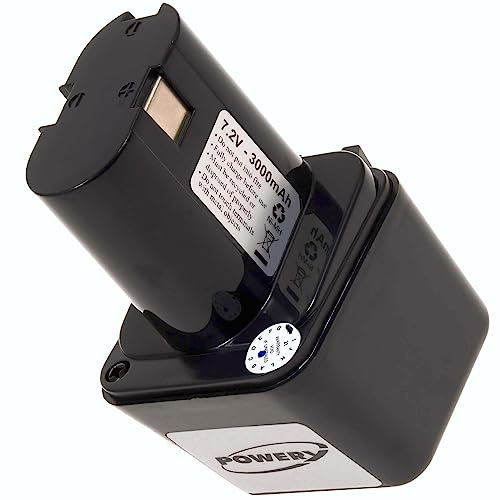 Akku für Bosch Typ 2607300001 NiMH Knolle, 7,2V, NiMH