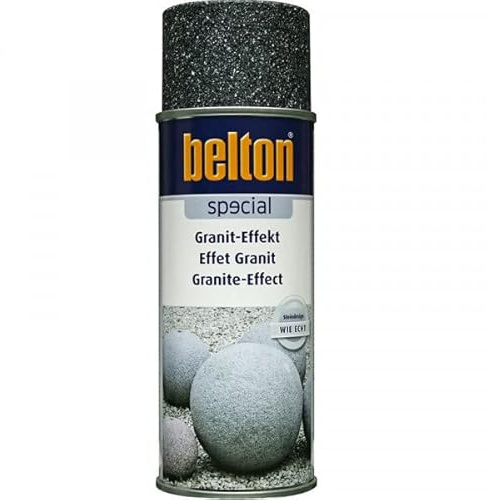 Bombe de peinture effet granit noir Belton 400ml
