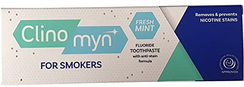 TWELVE PACKS of Clinomyn Toothpaste For Smokers Original 75ml