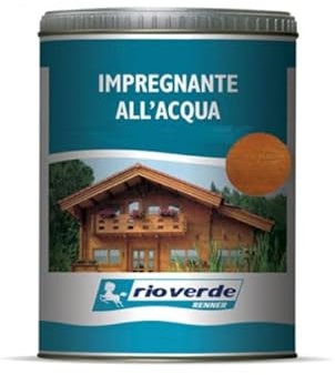 Renner - Rio verde - Impregnante classico all'acqua da 0,75 lt / RM1310 Noce