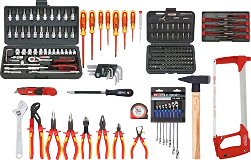 KS Tools 117.0195 Premium Max Elektriker-Werkzeugkoffer, 195-tlg.