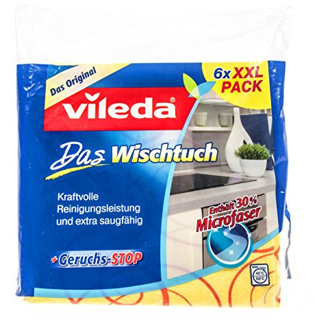 Vileda Allzwecktuch mit 30% Microfaser 6er Pack 116361