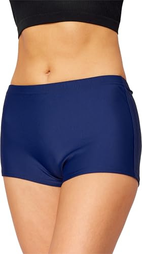 Merry Style Costume a Pantaloncino Nuoto Donna L23L1 (Blu Scuro (6007), IT 46 = DE 40)