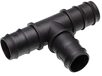 POWERHAUS24-2 x T-Stück - Schlauchanschluss mit 3 x 38 mm (6/4)