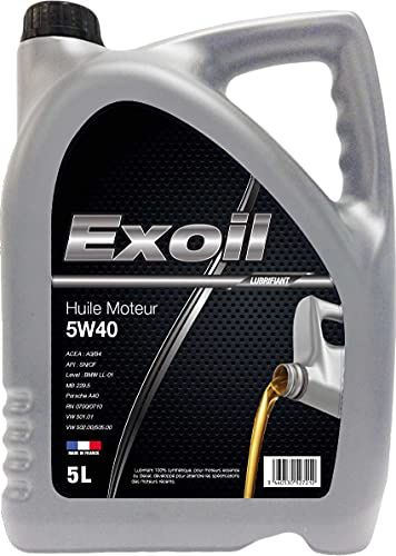 EXOIL-Bidon huile EXOIL 5W40 5 litres