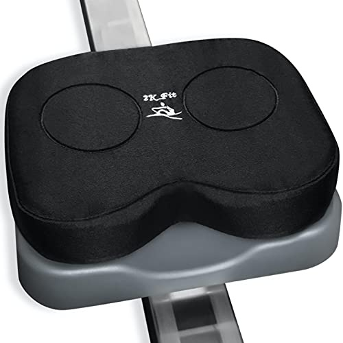 2K Fit Rudermaschine Sitzkissen (Modell 1) für The Concept 2 Rudermaschine mit mittlerer Dicke Dual Density Memory Foam, waschbarer Bezug für Indoor Erg, Concept 2 Rower, Water Rower Seat Pad