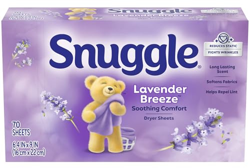 Snuggle mjukgörare doftande torktumlare lakan (lavender och vanilj orkidé (70 ark))