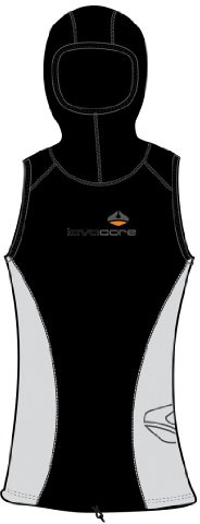 Lavacore Women's Hooded Vest for Scuba Diving, Snorkeling - Size 4