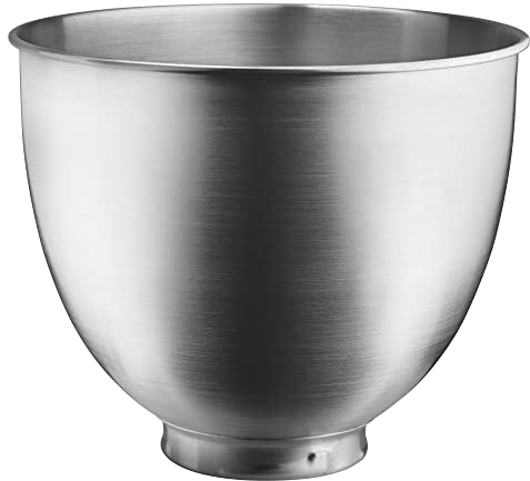 KitchenAid KSM35SSB - Cuenco de acero inoxidable cepillado, color metálico