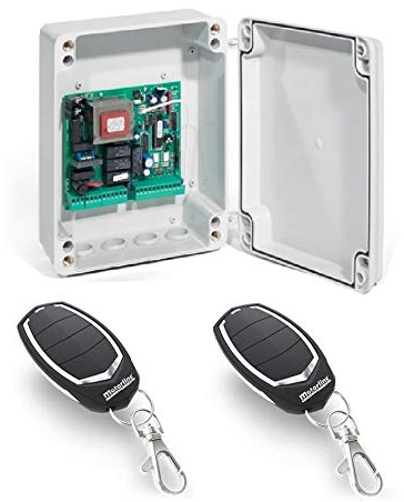 Motorline Falk Kit centrale électronique pour porte de parking/garage avec fermeture douce et ré