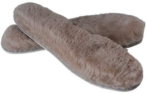 Nordvek innersula premiumkvalitet äkta får eller lammull – vuxna/barnstorlekar # 498-100, - Schaffell Natural - 38 EU