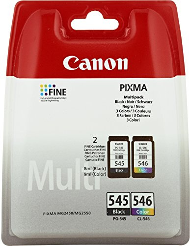 Canon 8287B005 original Tinten Multipack Schwarz und Mehrfarbig für Pixma Inkjet Drucker