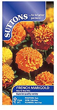 Suttons - Marigold French Seeds - Boy-O-Boy Mix