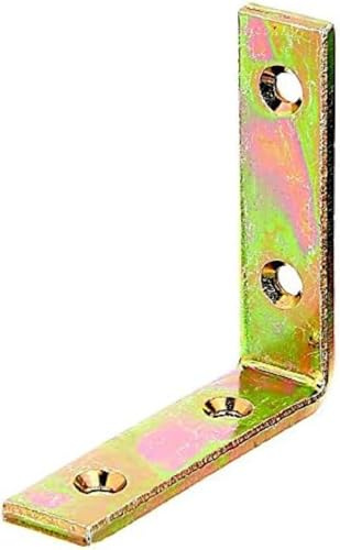 Alberts 847739 Balkenwinkel | schmal | galvanisch verzinkt, dickschichtpassiviert | 80 x 80 x 20 mm | 20er Set