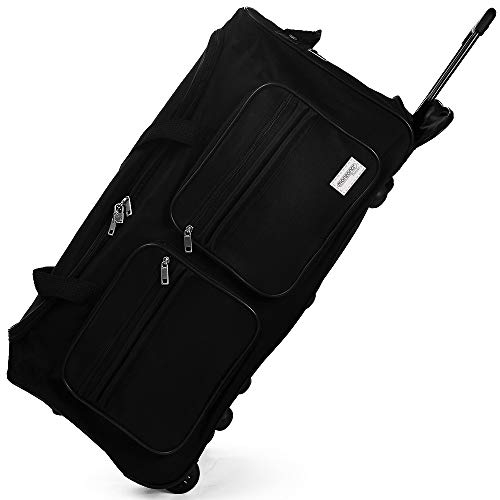MONZANA® Bolsa de Viaje 85L con Ruedas 70x36x34cm Bolso Equipaje XL Asa Telescópica Trolley