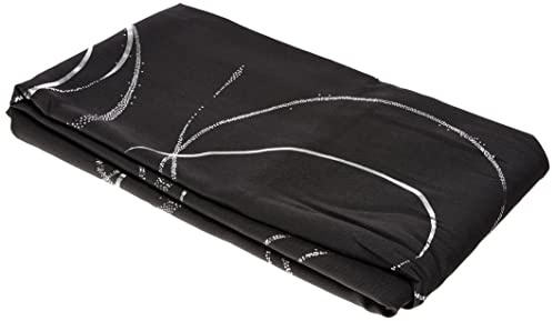 L'Harmonie du Décor 1721575 Nappe Imprimé Argent Bully Polyester Anthracite 240 x 150 x 240 cm