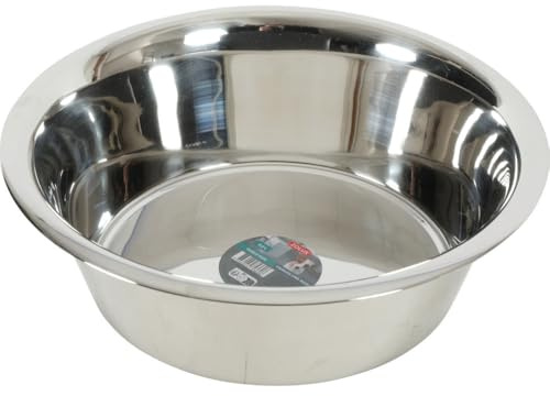 Zolux - Ecuelle/Bol/Gamelle en INOX de 34cm / 7 Litres pour Chiens/Animaux de Compagnie