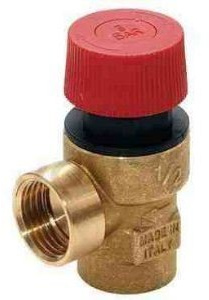 1/2 Inch Female Safety Pressure Relief Valve 6 Bar
