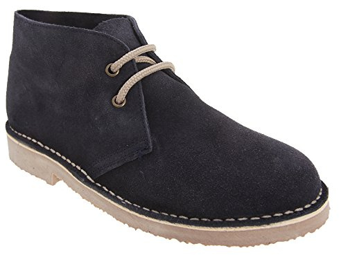 Roamers 2 Eye Desert Mens Boots Navy (UK 5), marinblå, 37.5 EU